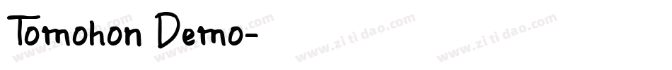 Tomohon Demo字体转换